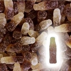 BOUTEILLES DE COLA SUCRÉES 100 GR