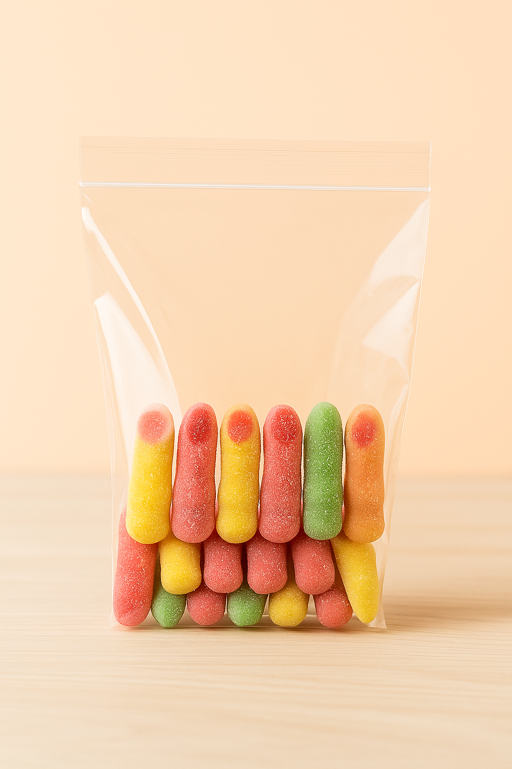 DOIGTS GÉLIFIÉS SUCRÉS - 100 GR