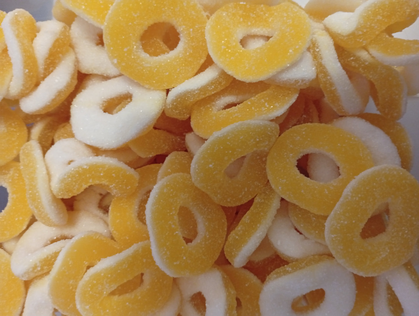 🍭 ANNEAUX SUCRÉS GOÛT BANANE _ 100 GR